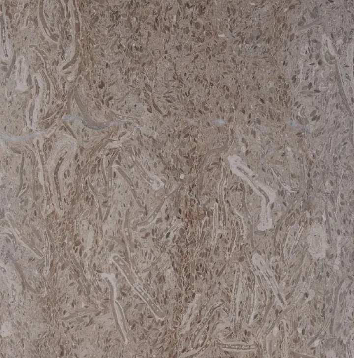 Cashmere Cascade marble sample, close up