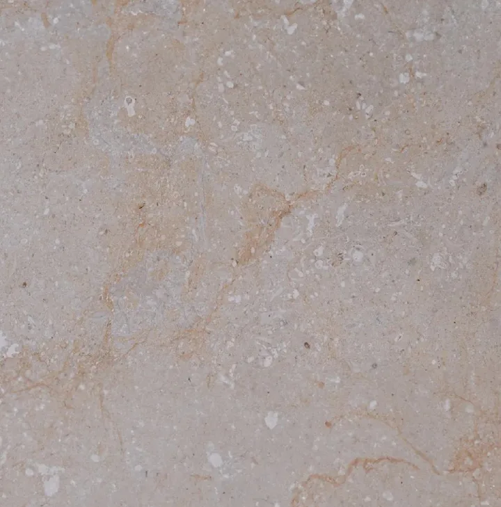 Creme de la Mar marble sample, close up