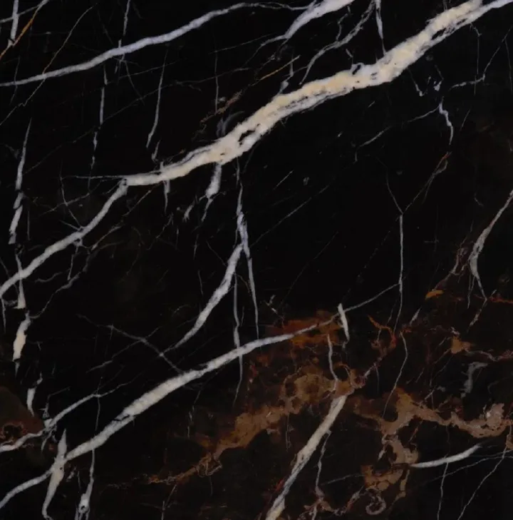 Ivory Eclipse marble sample, close up