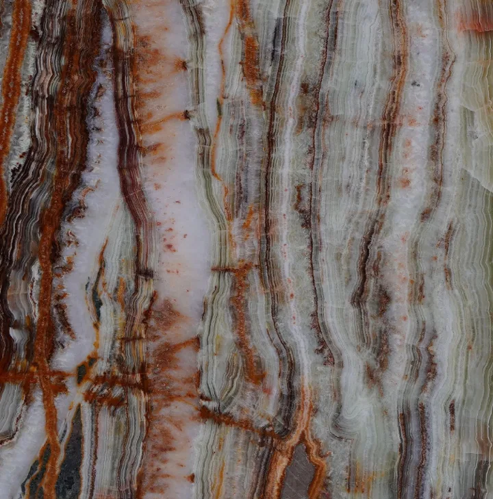 Passionate Coraline onyx sample, close up